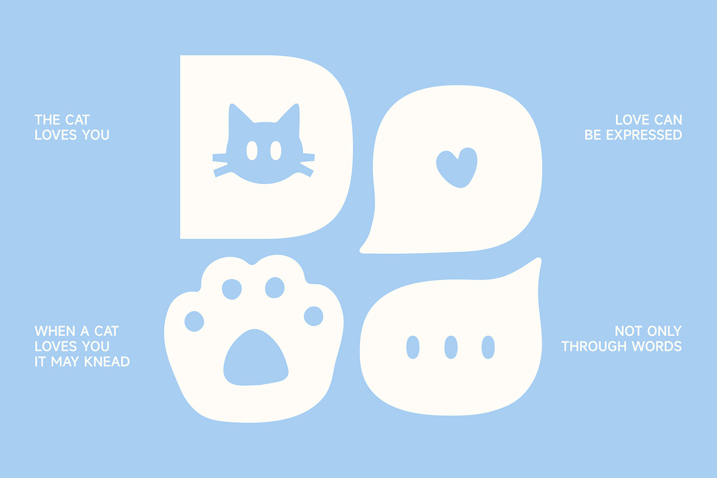 Cat Packaging blue Cat Litter Pet identity dog visual identity