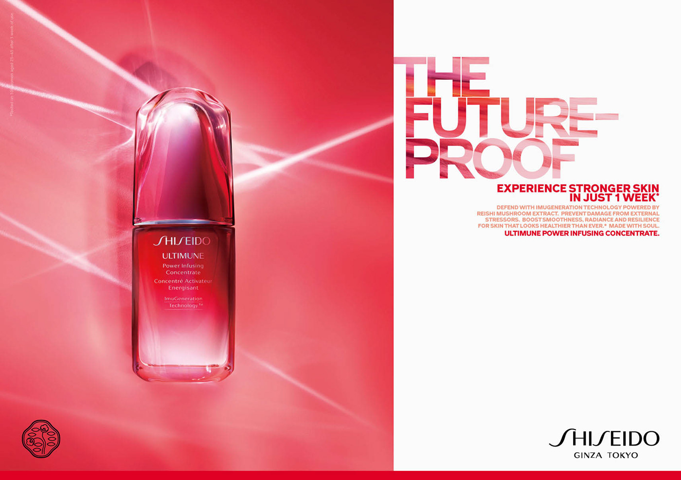 ArtDirection Photography  commercial graphicdesign typography   Shiseido Cosmetic still life