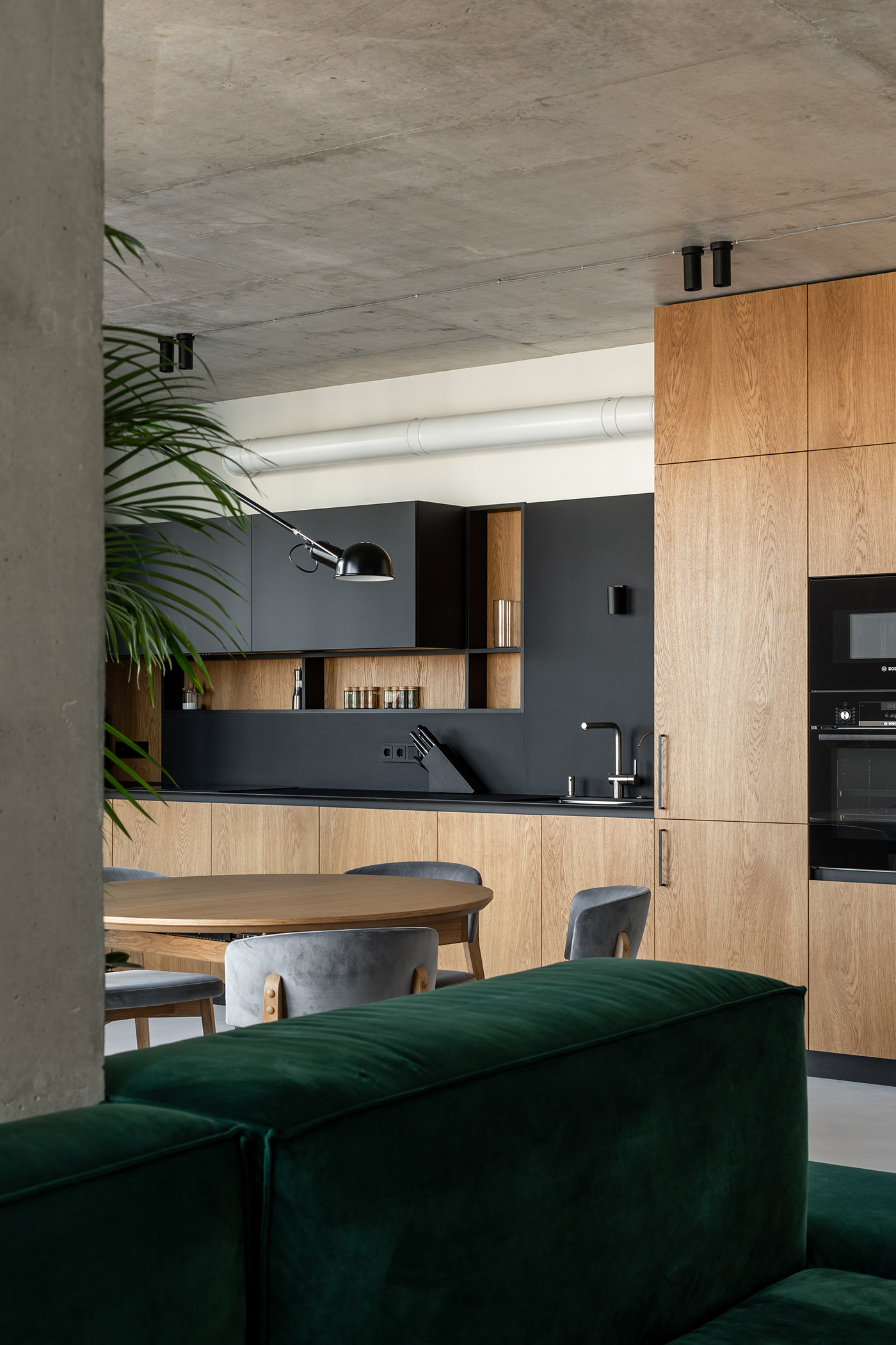 interior design  Interior modern minimal penthouse kitchen design architecture Penthouse design