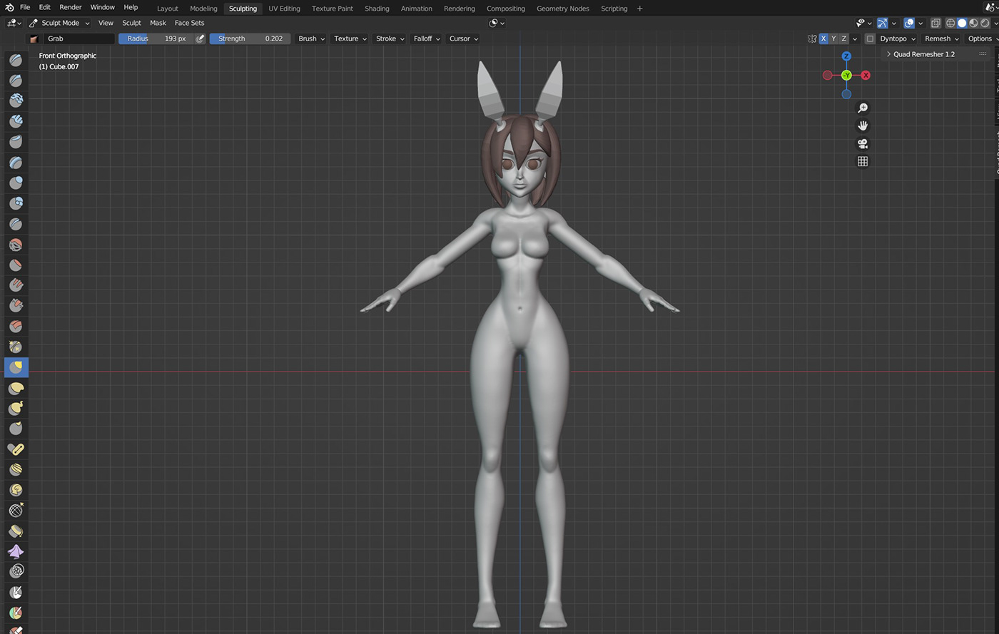 3D 3d modeling Artstation blender blender 3d characterdesign Digital Art  ILLUSTRATION  Unreal Engine Videogames