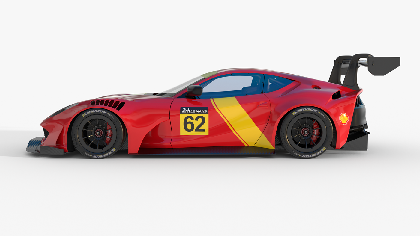 Vehicle car automotive   3D Render Substance Painter 3d modeling modo photoshop PBR