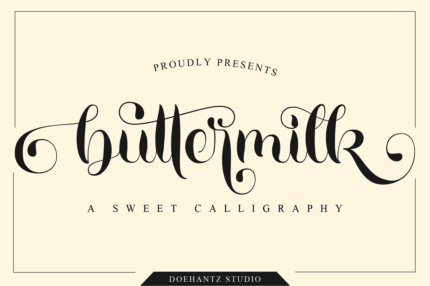 business calliraphy   craft font logo Script Silhouette