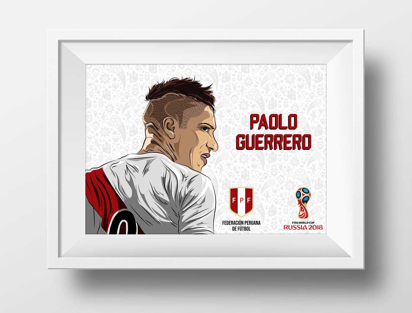 Paolo Guerrero peru Vectores selección peruana lima mundial russia 2018