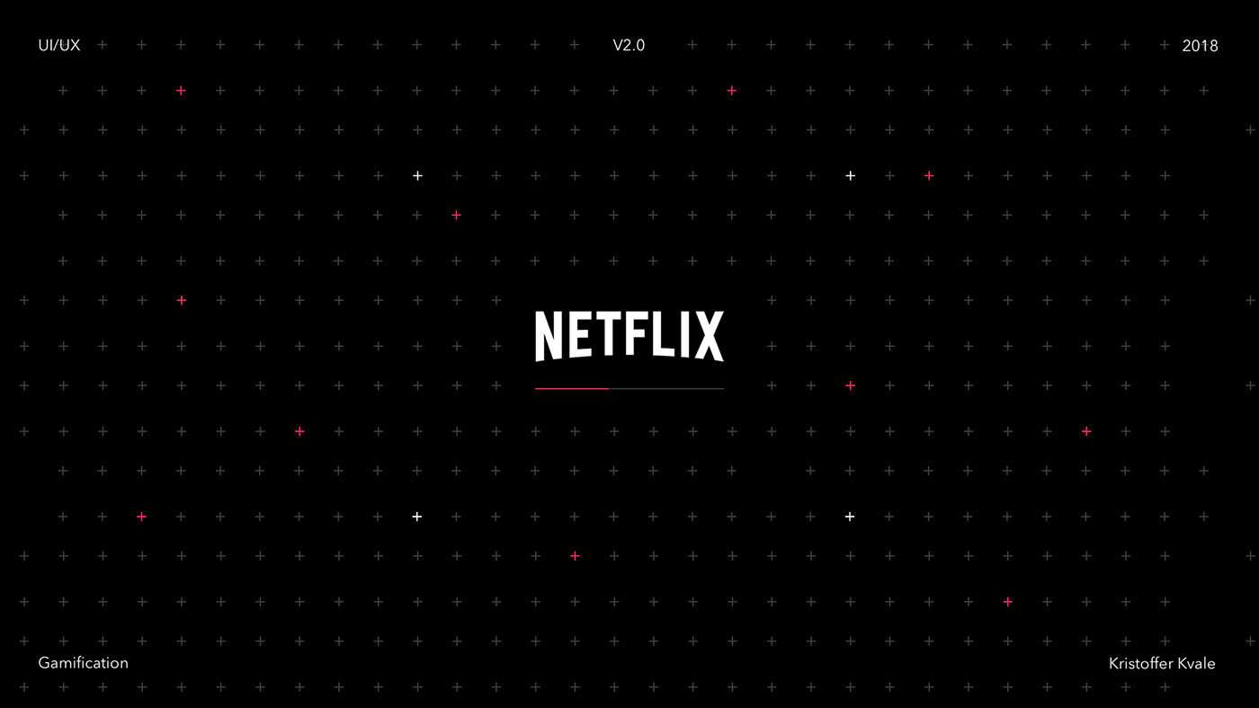 Netflix reward leveling UI ux design idea minimal