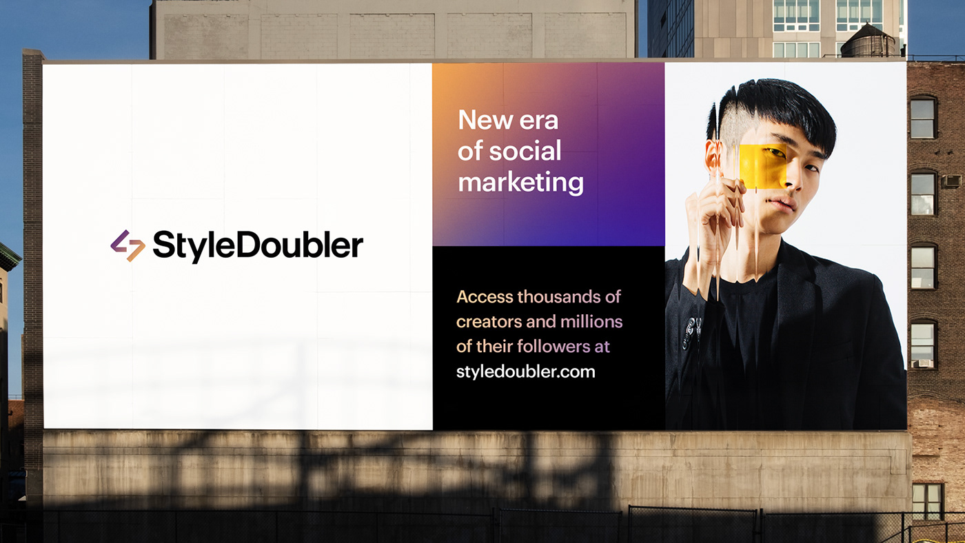 branding  INFLUENCER marketing   Platform social visual identity brand identity design