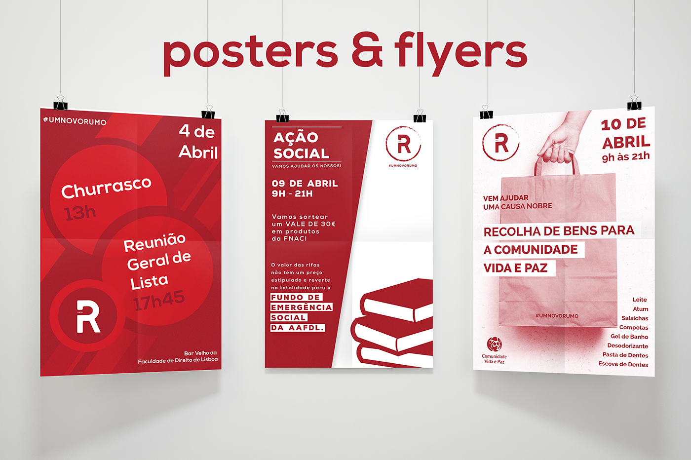 student association Printing FDUL LISTA R graphic design  video social media branding  communication
