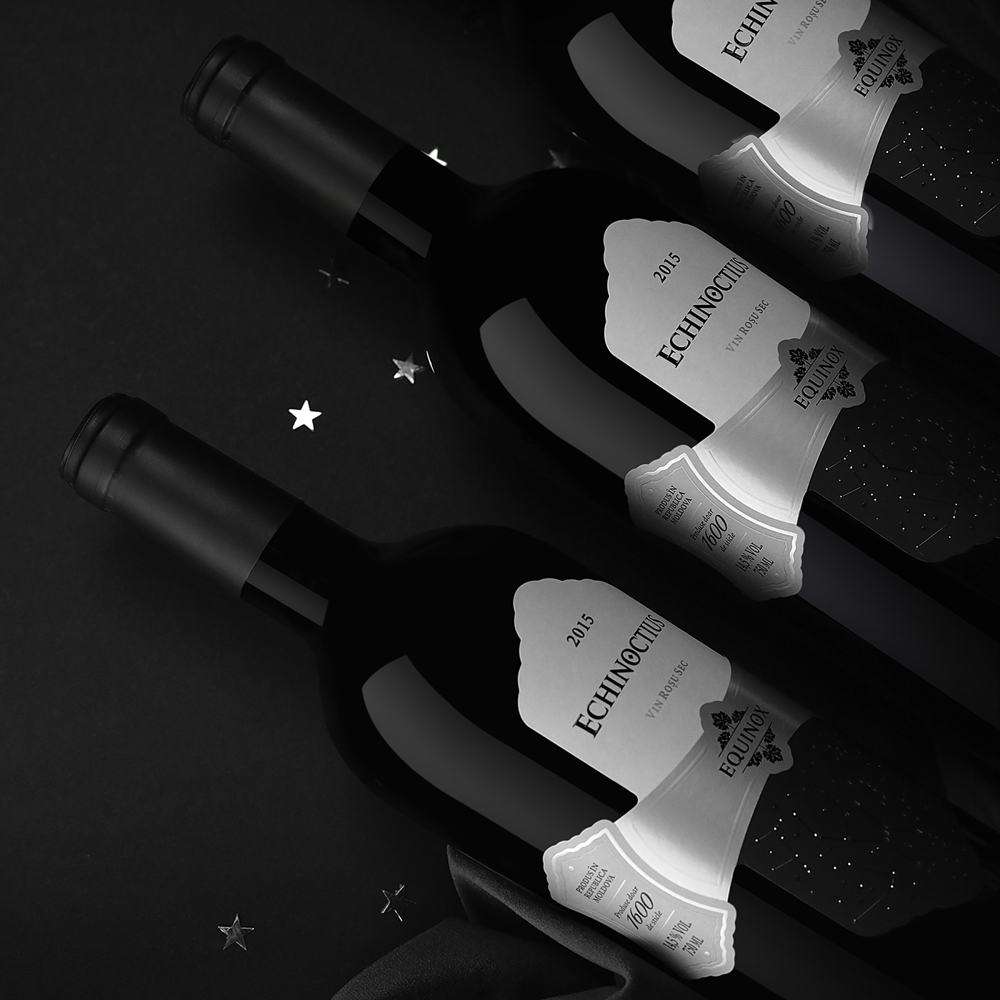 design branding  Packaging Equinox Echinoctius Label wine