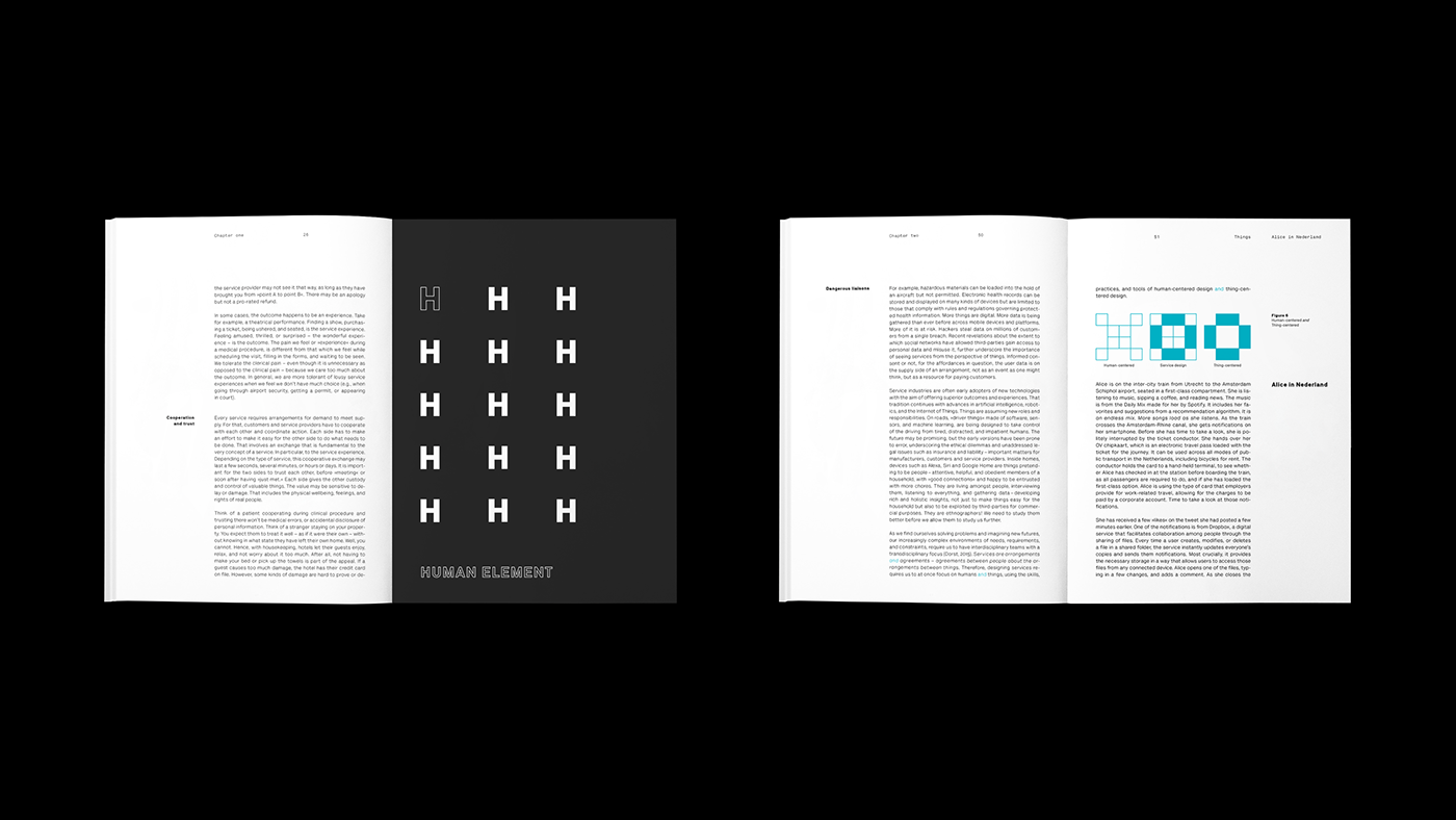 consultant Thinking in Services book graphics minimal typography   literature contemporary