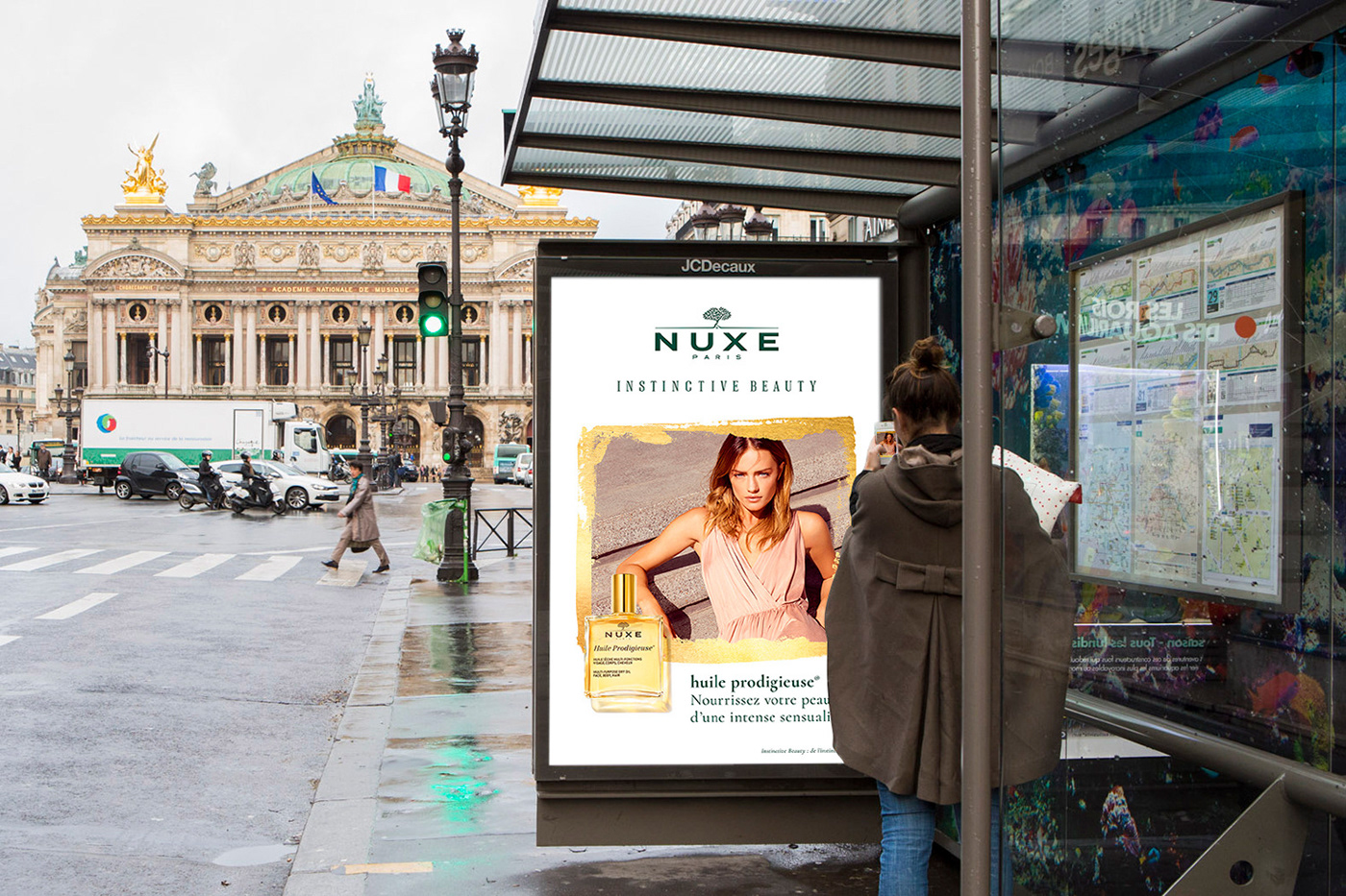ads Advertising  beauty Nuxe publicité
