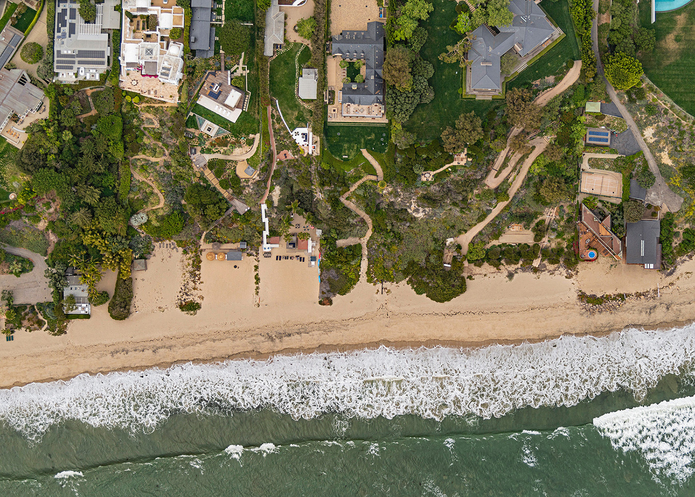 Aerial architecture beach California Landscape Los Angeles MALIBU Malibu Beach real estate Villa