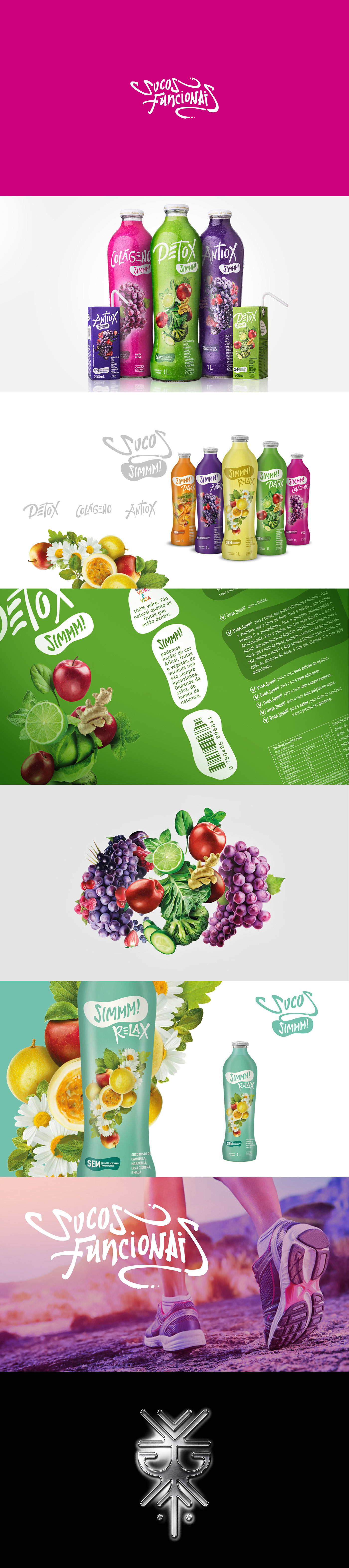 Packaging embalagens Garrafa sucos juice Health Fruit