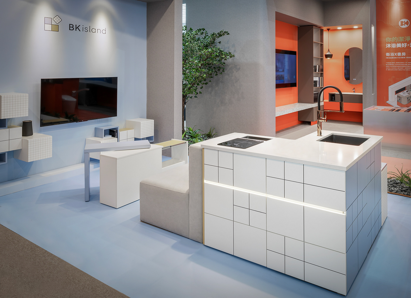 Exhibition  commercial design Retail Display design interior design  architecture 3D