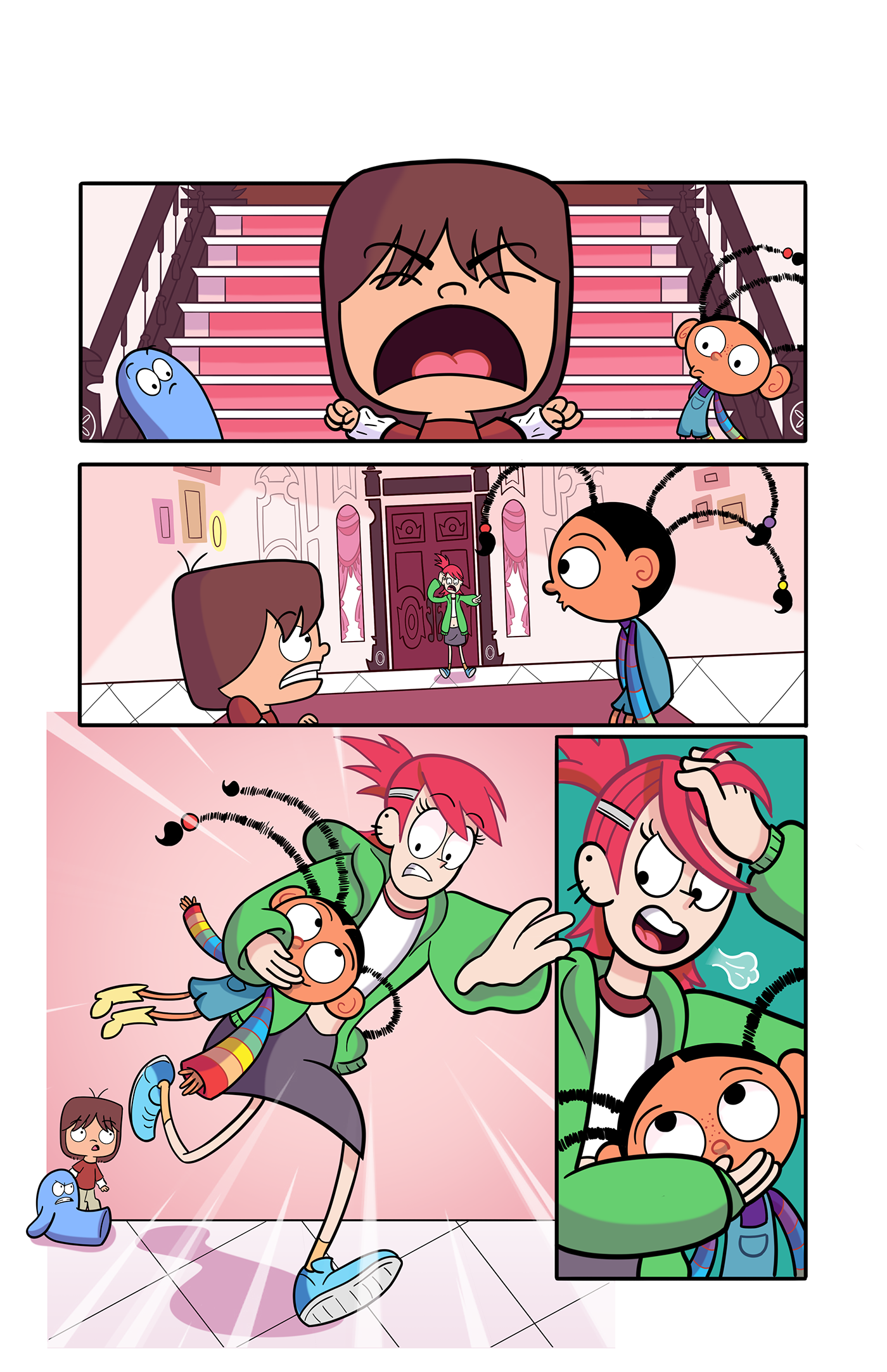 A sample of a comic for Foster's Home for Imaginary Friends. 