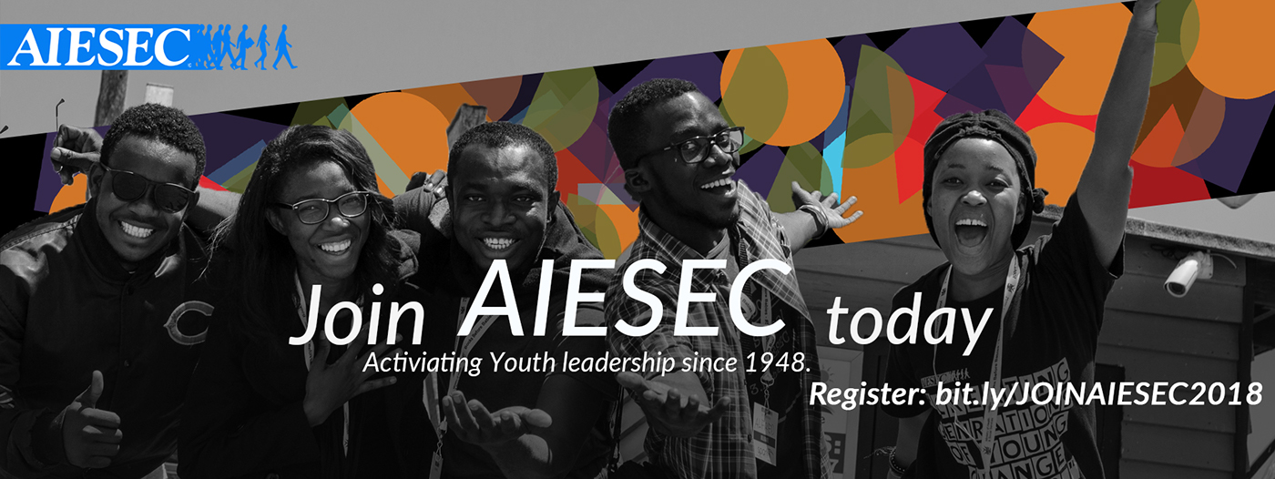 AIESEC recruitment poster AIESECNMAIBIA Leadership youth