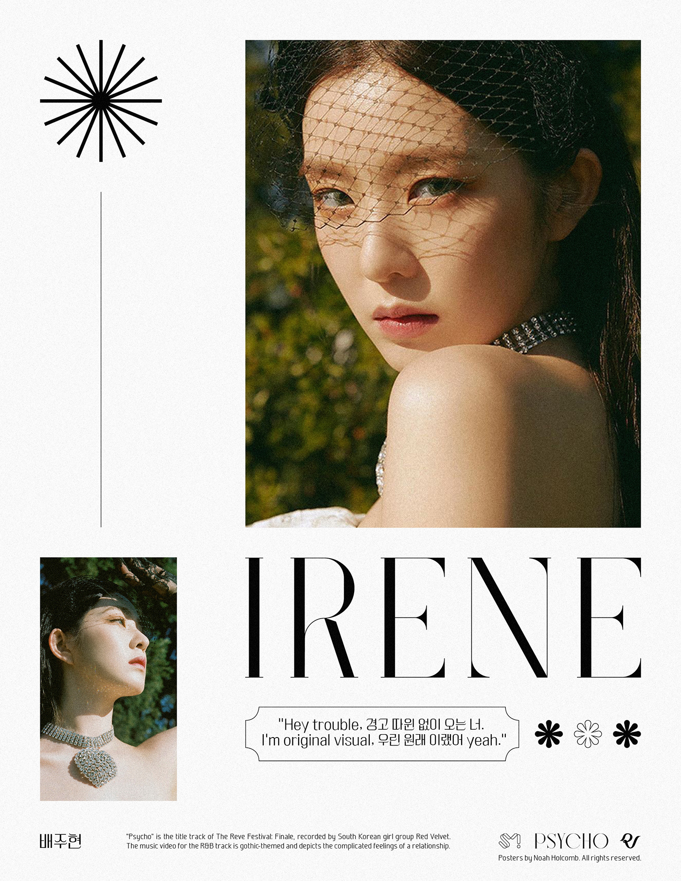 Red Velvet "Psycho" Posters - Irene