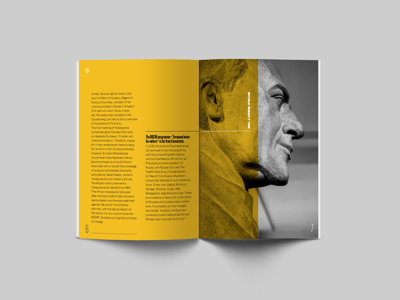 ANNUAL art bauhaus bozar cover design minimal museum report Typeface