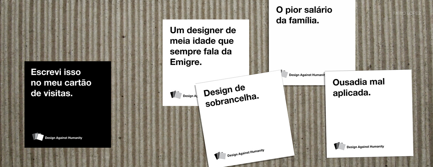 design Cards Against Humanity graphic design  design gráfico design de produto Design de moda design de interação card game jogo de cartas jogo