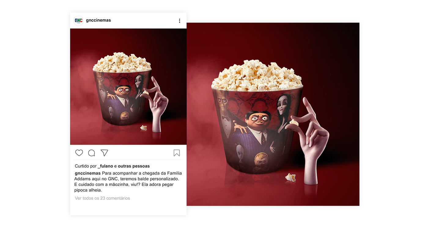 social media social instagram Cinema movie conteúdo criative Meme Movies Redes Sociais