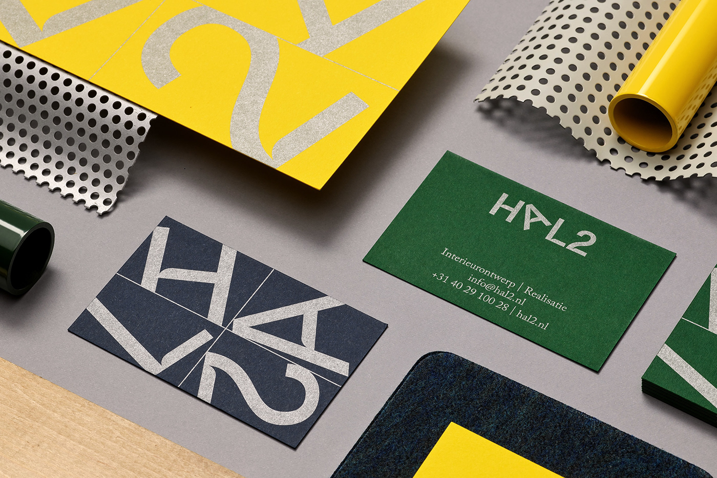 Brand Design brand identity business card design georgeharrison Hal2 identity Logotype typography   visual identity