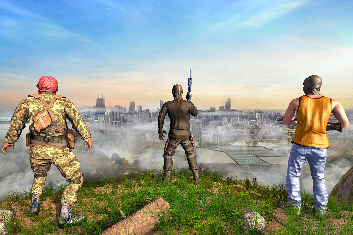 Renders character modeling Scene Creation Screenshots Games counter terrorist shooting fighting