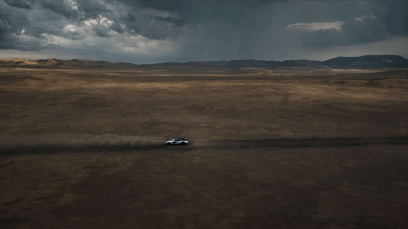 lamborghini automotive   Unreal Engine c4d 3D desert Nature Italy Rocket League trailer