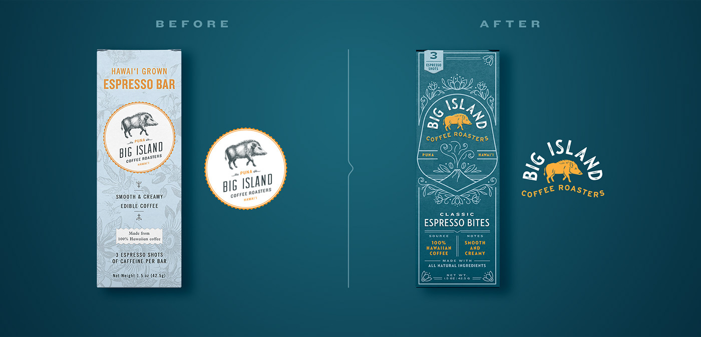 branding  Packaging logo Photography  chocolate bar farm design box HAWAII Coffee