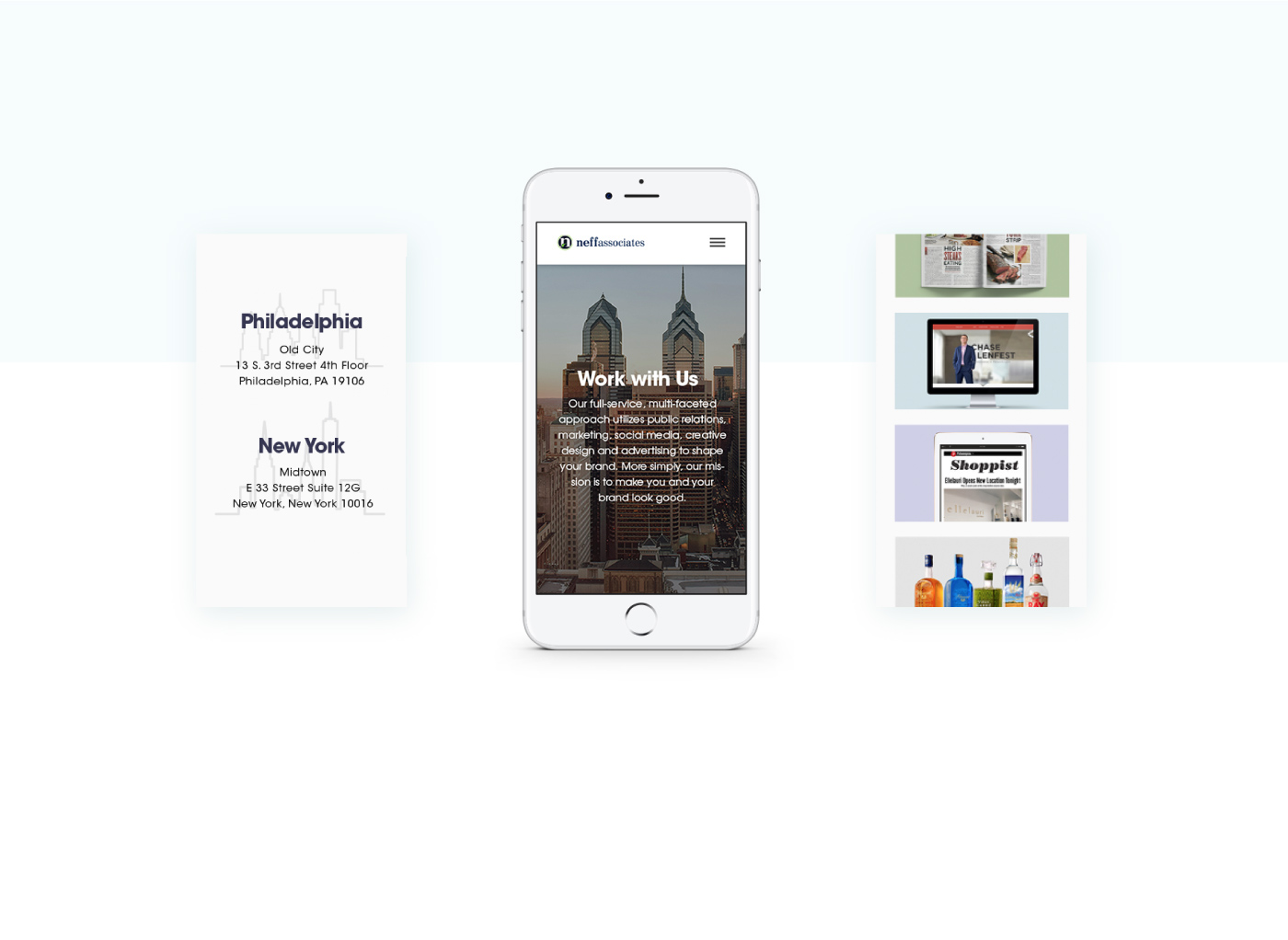 philadelphia agency Web Design  UI ux