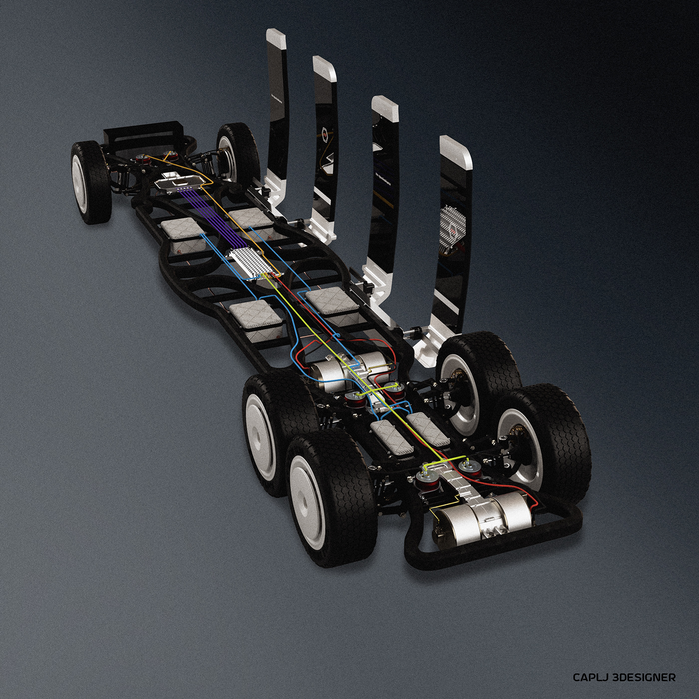 3D Auto Autodesk automotive   concept design electro fusion 360 Render visualization