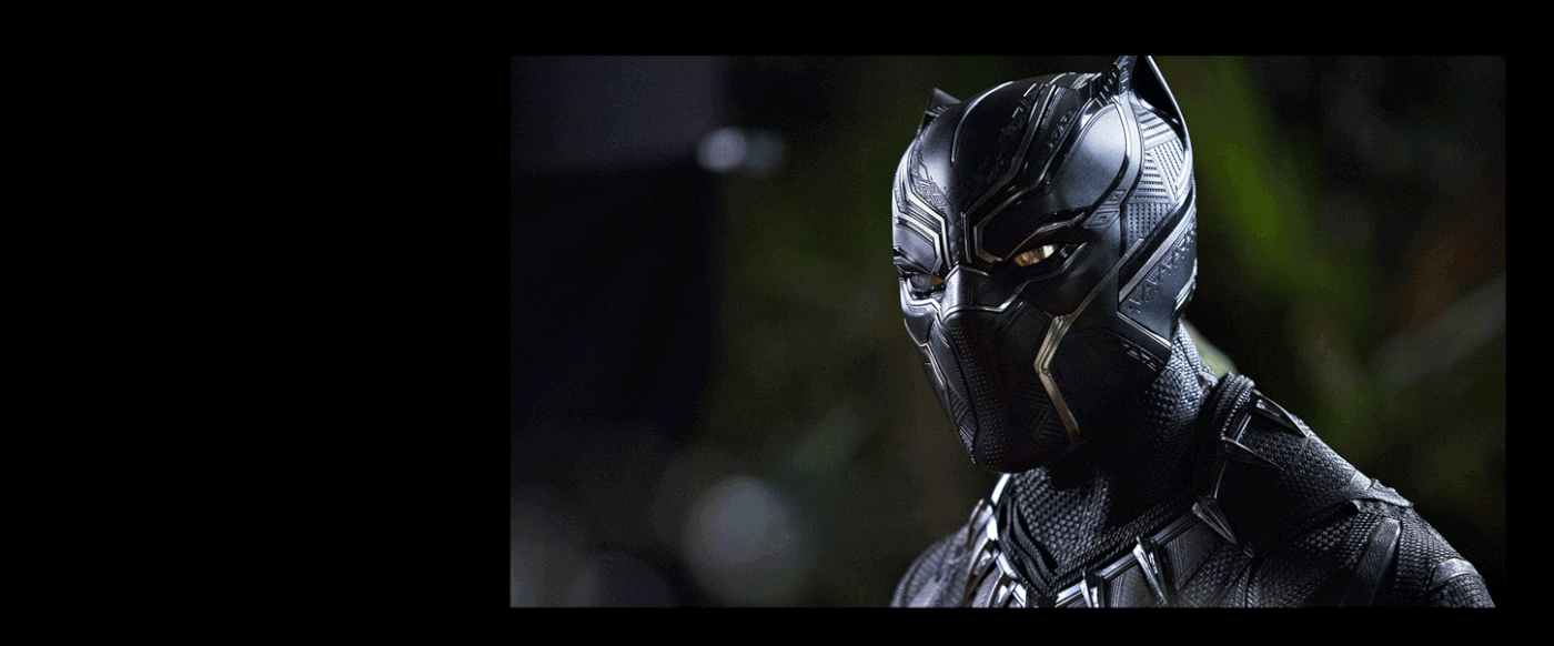 graphic design  design black panther mavel marvel studio Avengers super heroes