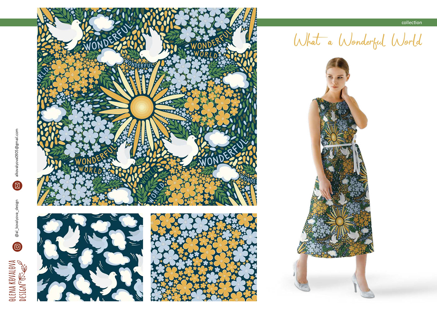 pattern ILLUSTRATION  Graphic Designer adobe illustrator Adobe Photoshop pattern design  textile surface design floral Nature