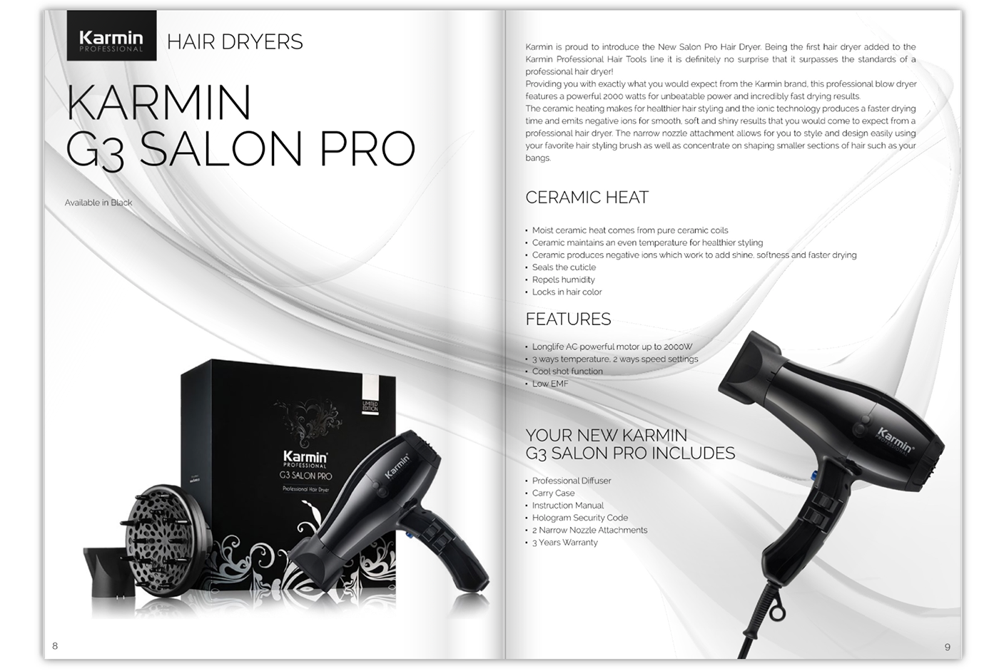 HAIR PRODUCT CATALOGUE brochure beauty brochure brochure Catalogue flyer brand