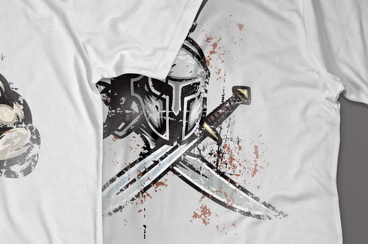 sparta warrior Helmet vector ILLUSTRATION  T-Shirt Design art Character artwork concept art