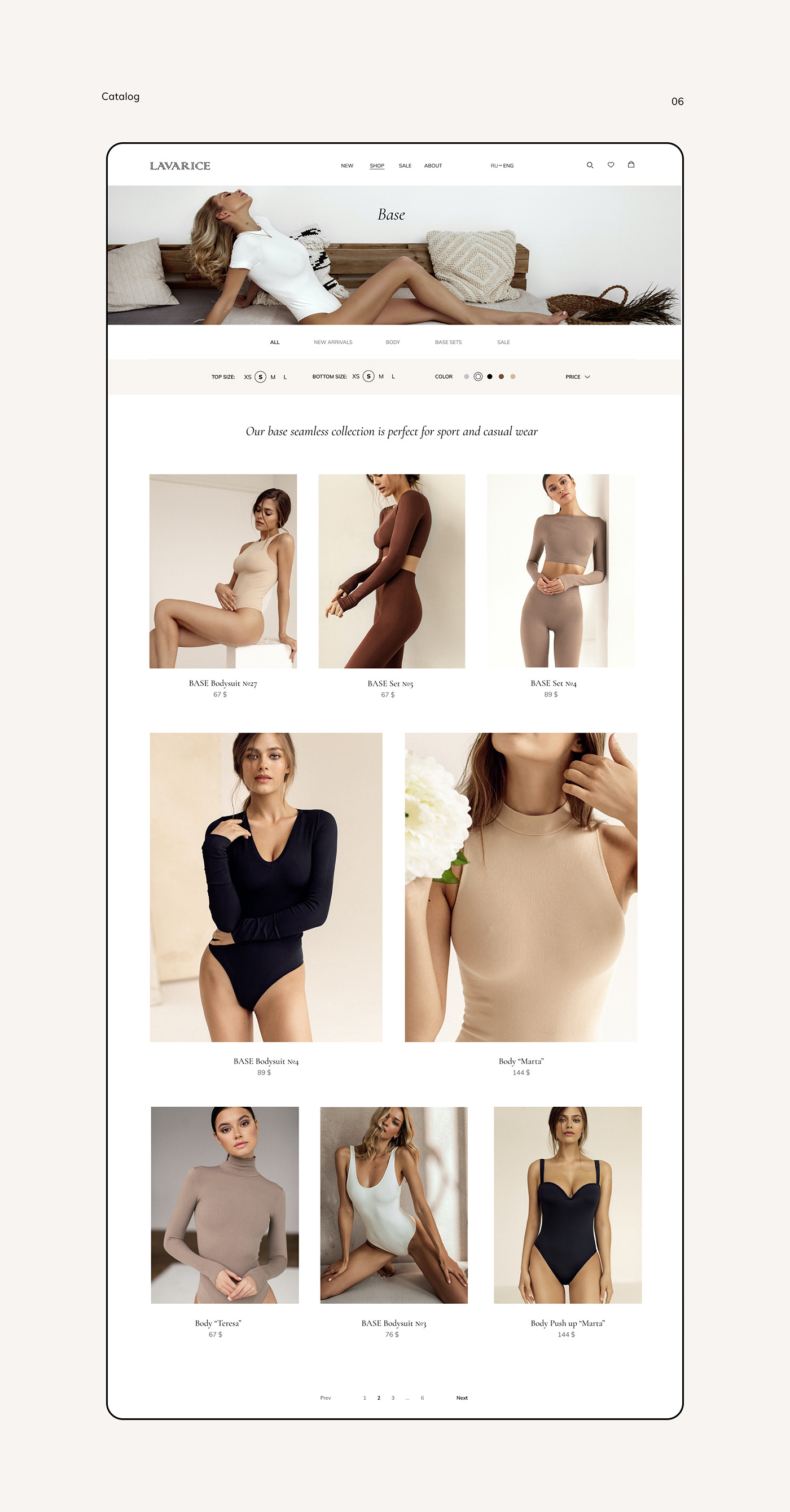 boutique brand E COMMERCE Fashion  fashionbrand onlinestore Sportswear swimwear Webdesign