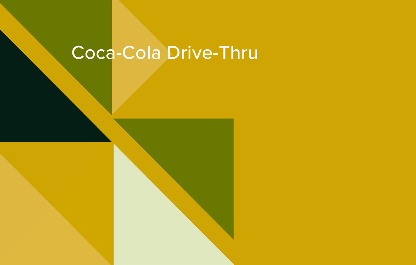 archistudent architecture design interiordesign sketching Coca-Cola drive-thru restaurant Retail handdrawn