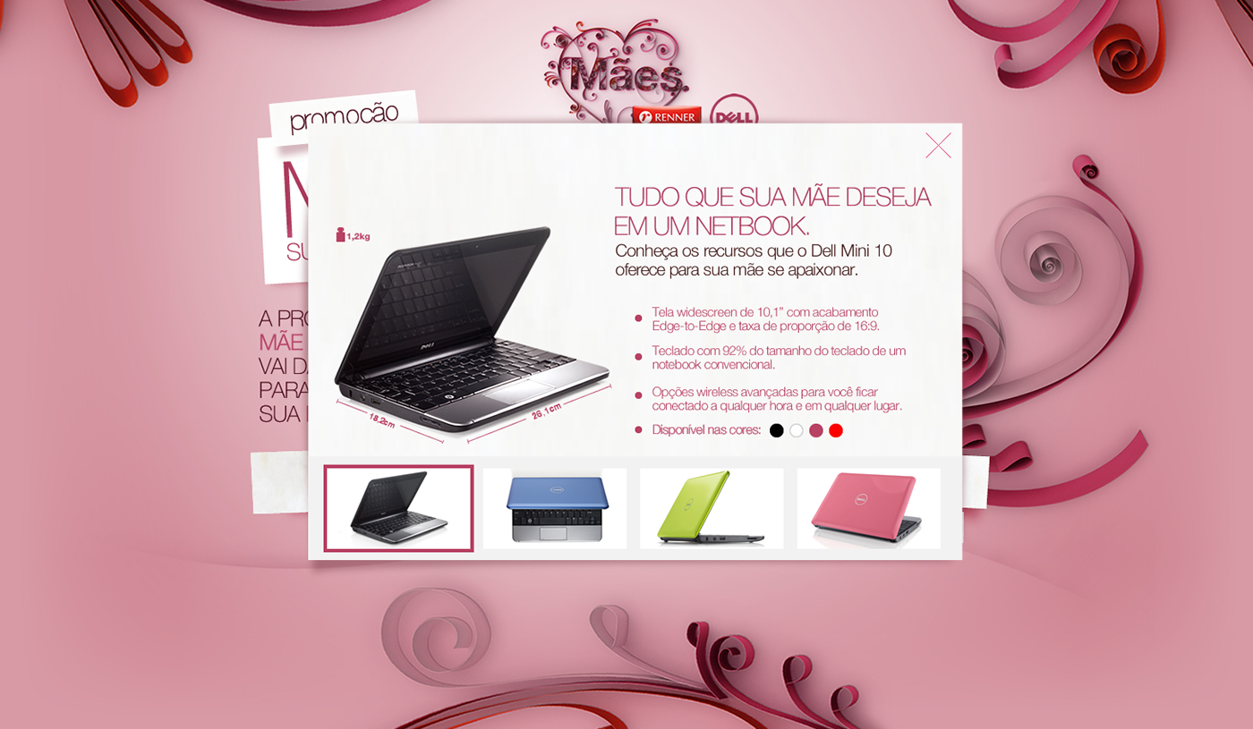 dell Mother's Day renner pink