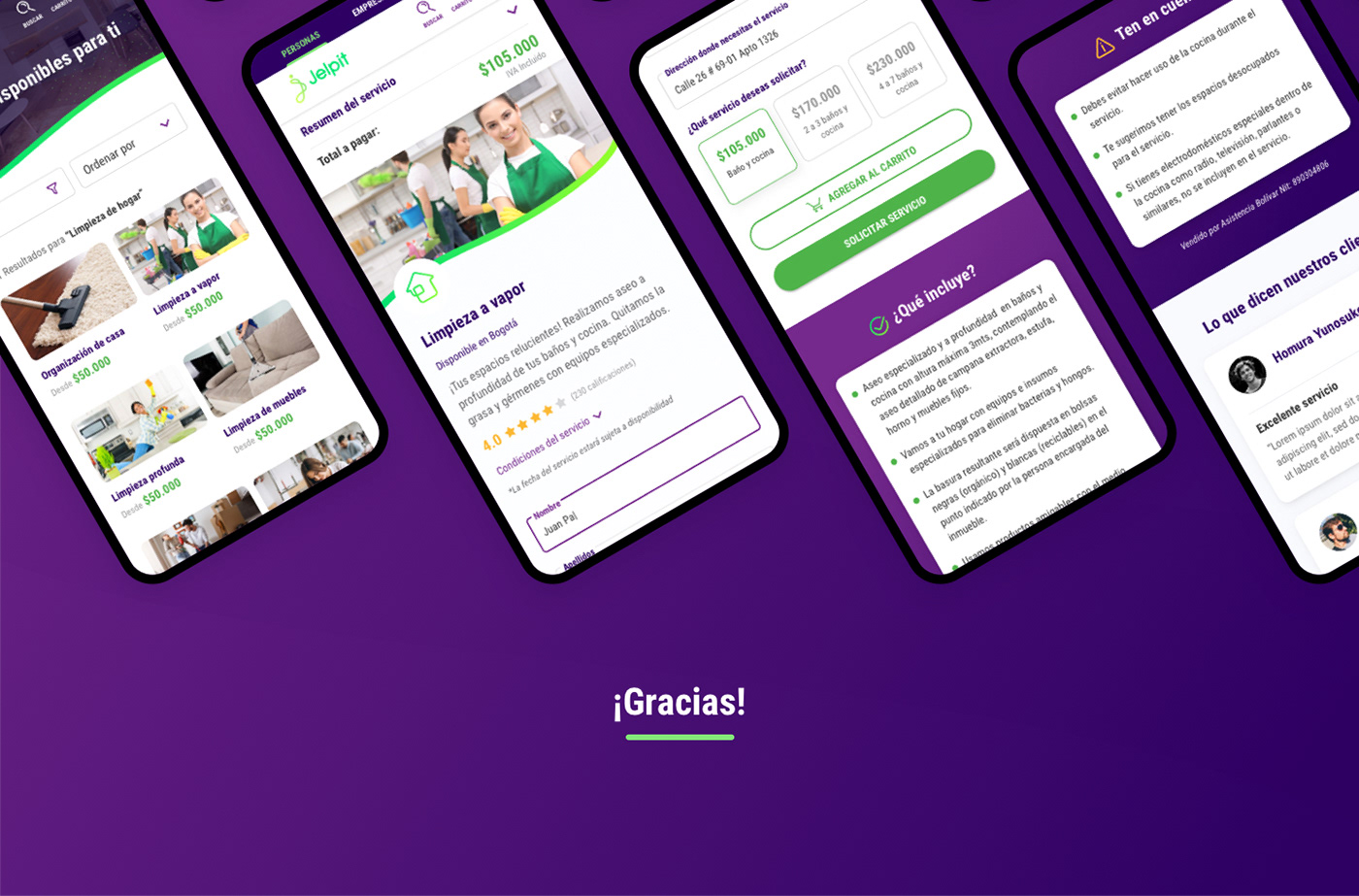 cleaning home house House Services UI ux ux/ii Web