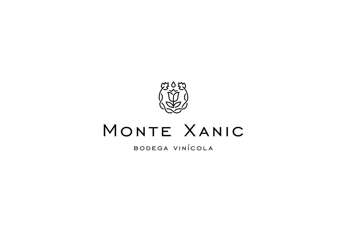 Anagrama mexico wine labels yellow winery wine label monte xanic flower Wine Bottle