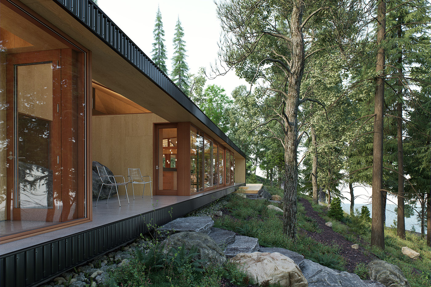 architecture design forest contemporary