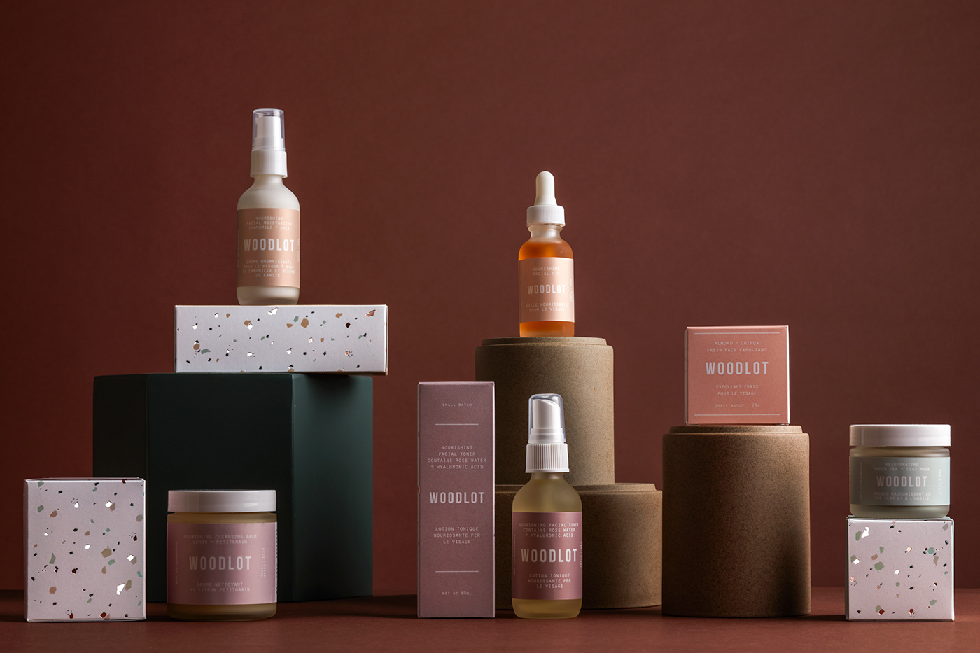 skincare packaging design package design  branding  package colour system graphic design  typography   Photography Styling art direction 