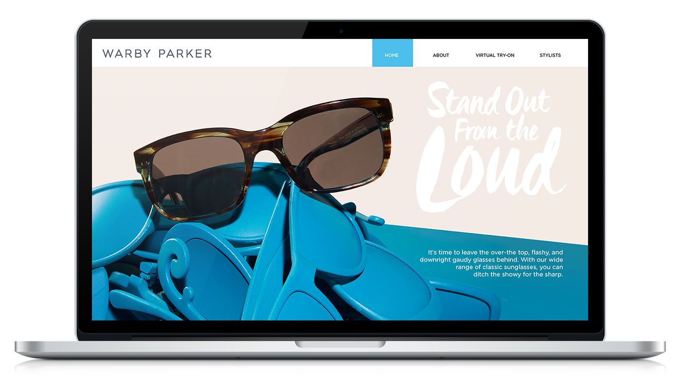 Sunglasses SCAD campaign ad warby parker microsite Web photo