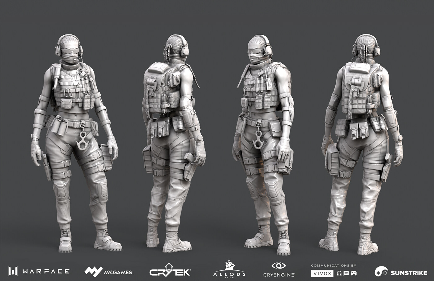 digital3d gameart SunstrikeStudios 3D warface mygames characters digitalart