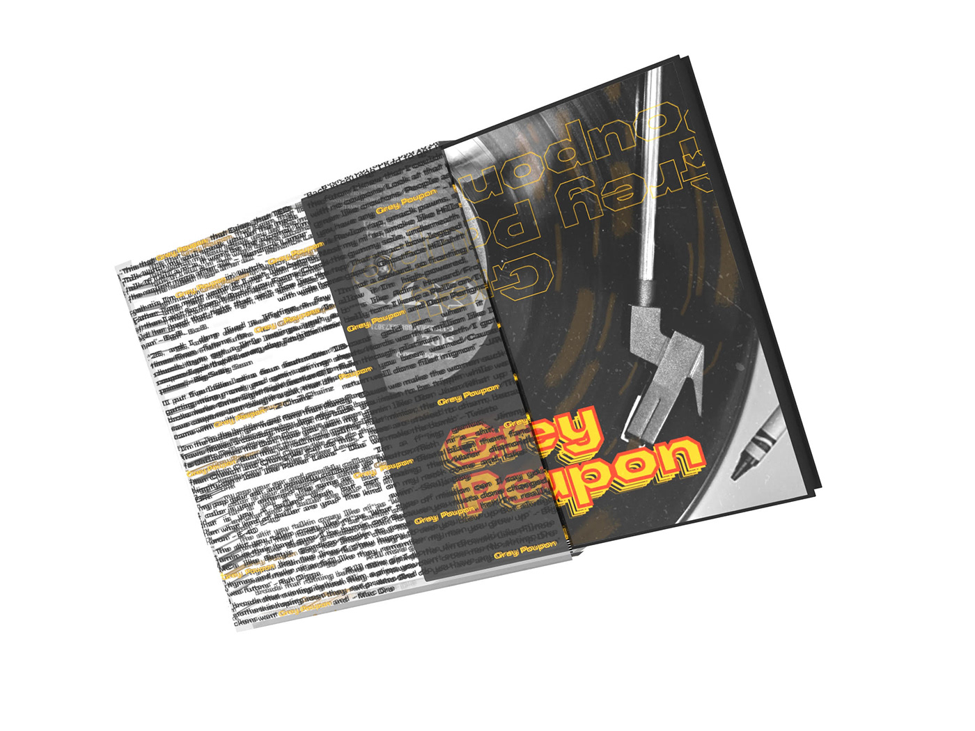 book design publication design counterprint aiga collagework music hip hop typography   adobeawards