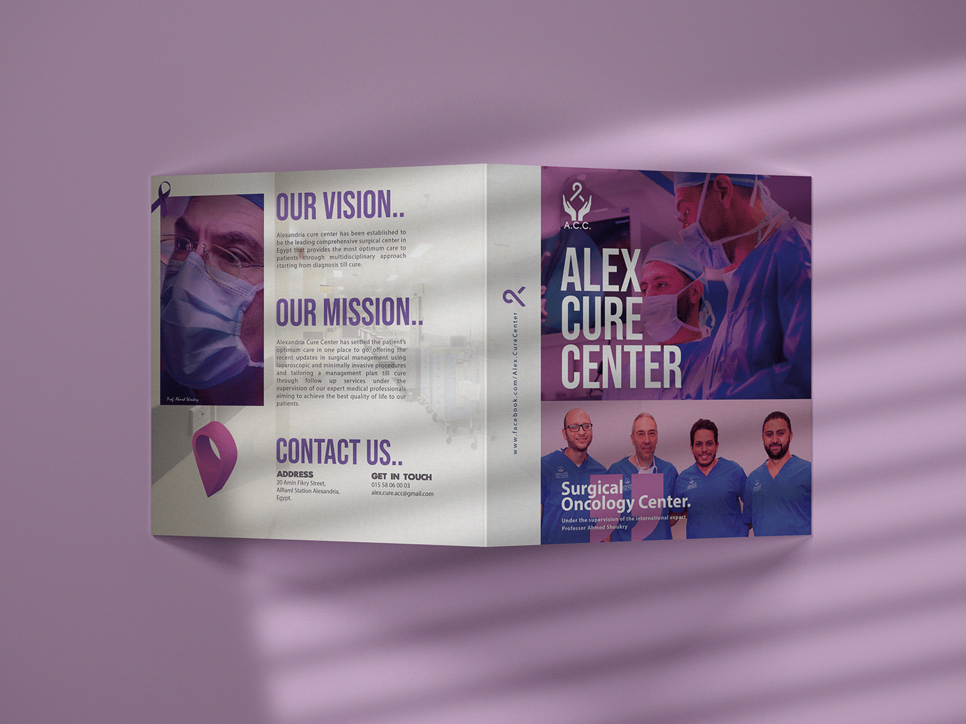 Booklet cancer clinic doctor hospital Marklinica medical center Oncology surgeon surgical oncology