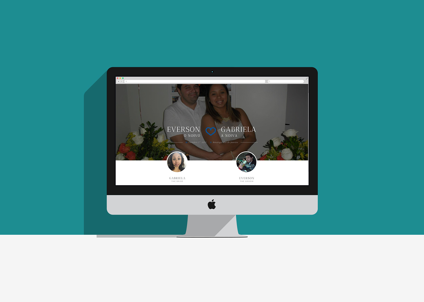 design site Website casamento Webdesign