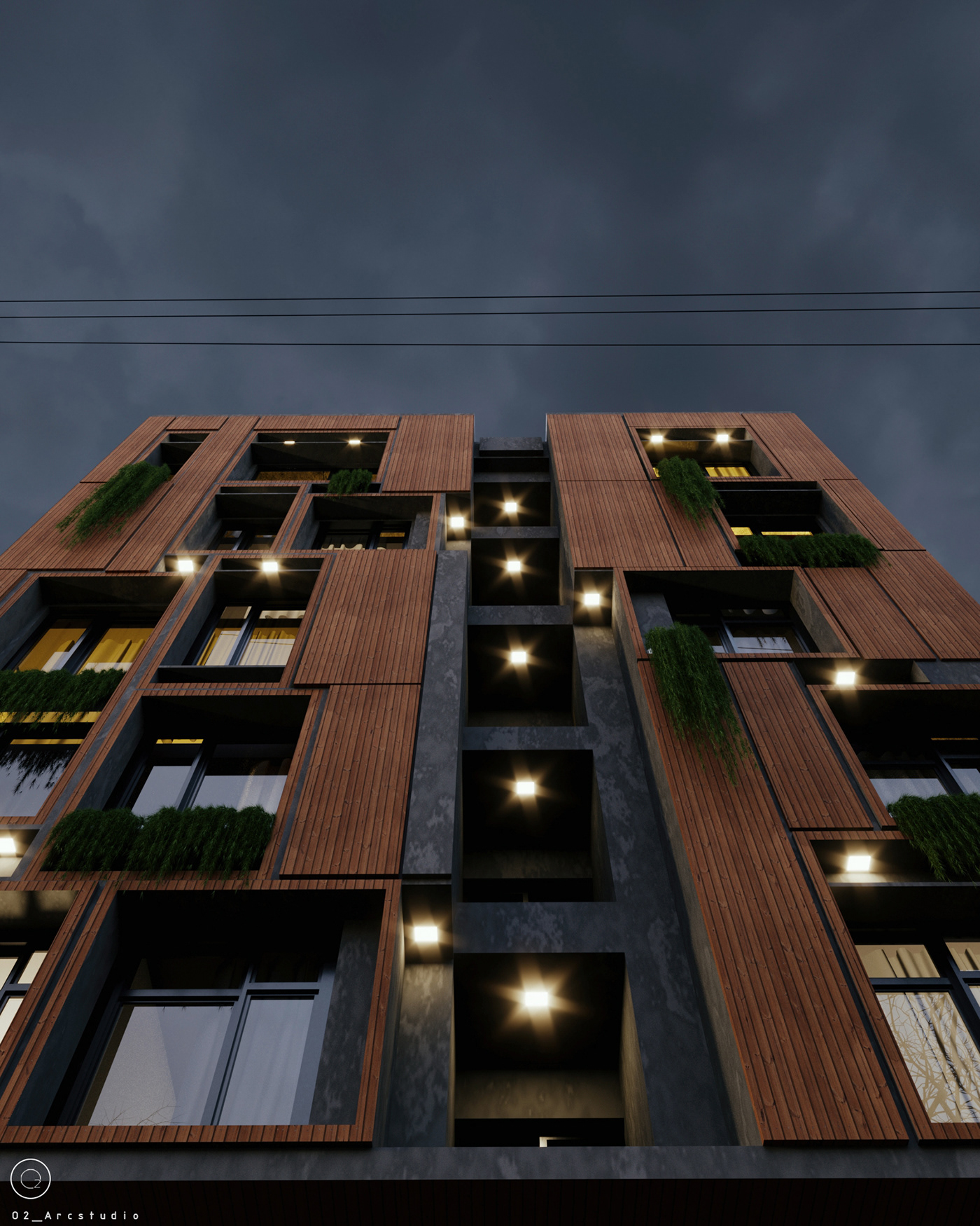 3ds max architecture archviz CGI corona exterior facade Render visualization