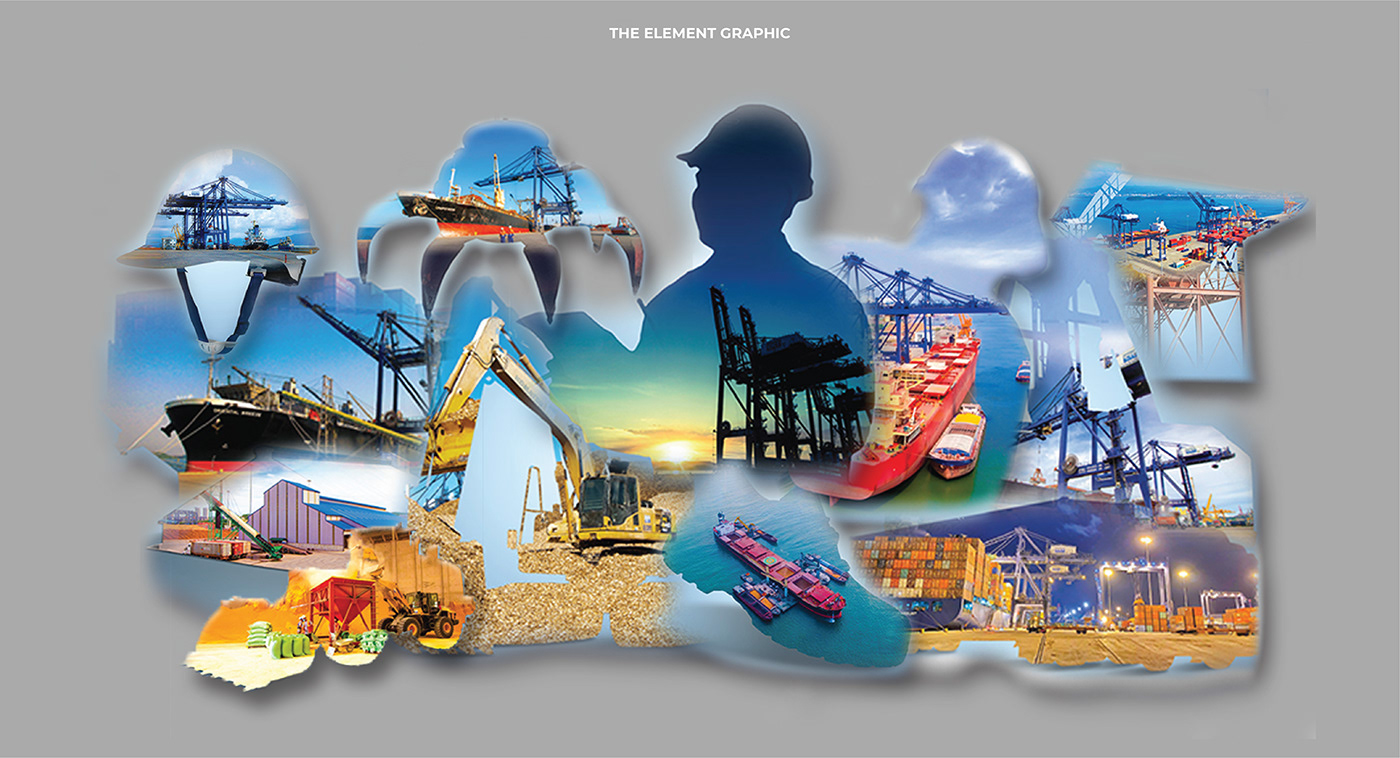2021 calendar Export and import graphic seaport vietnam