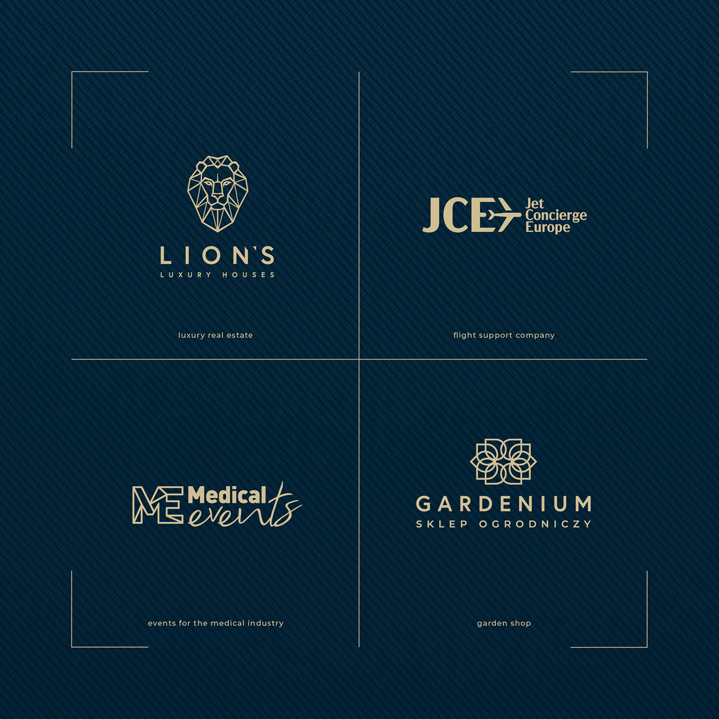 branding  elegant gold Investments logo logofolio luxury medic prestige