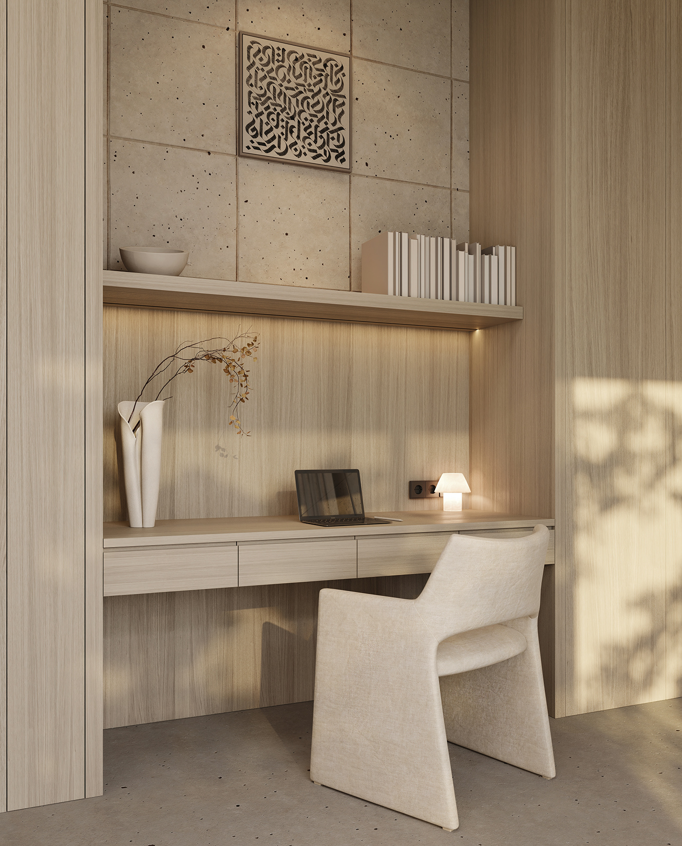 Interior design cozy interior visualization modern 3ds max archviz