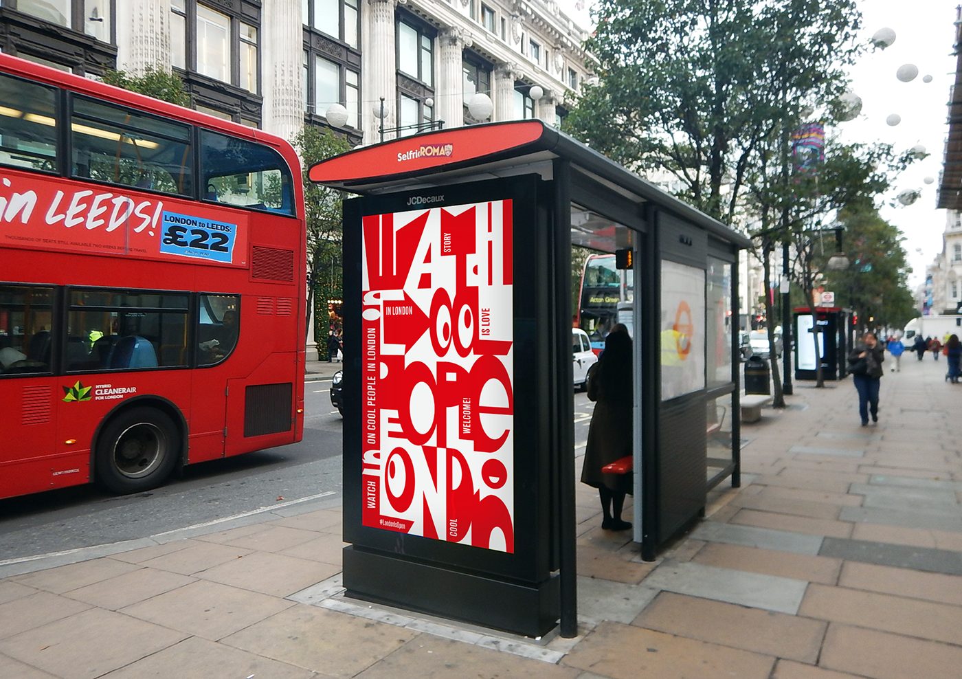 typography   poster London Advertising  graphic design  campaign Logotype city branding  adobeawards