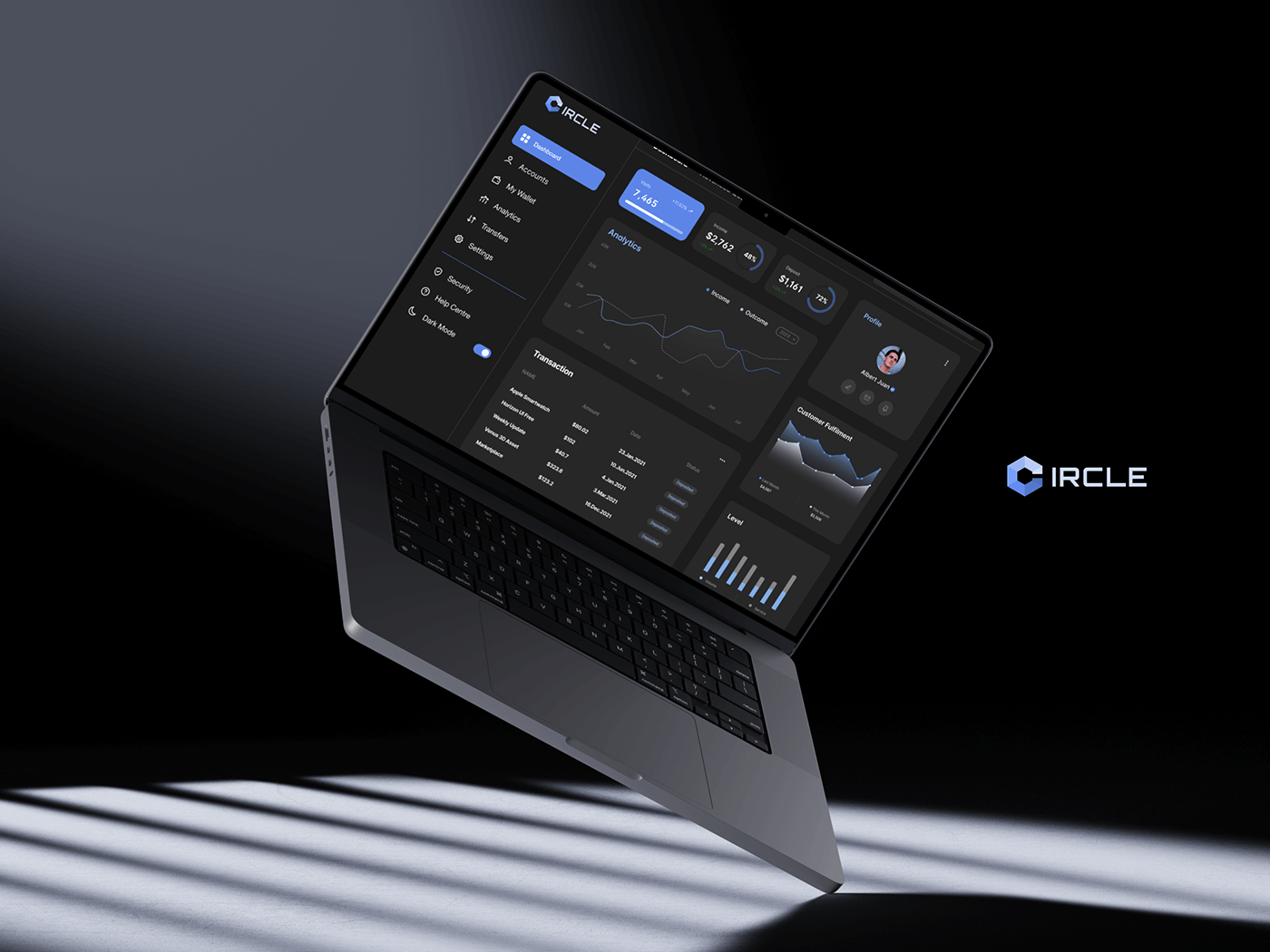 black dashboard dashboard design finance financial Analysis analytics ux/ui ui design Web Design 